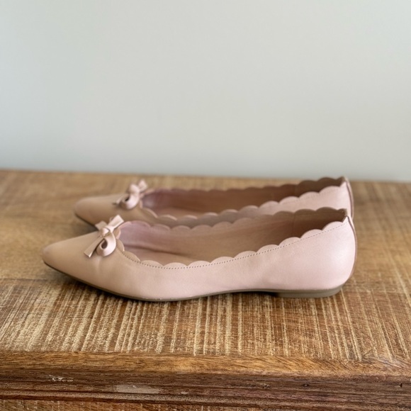 kate spade Shoes - Kate Spade Leather Pink Flats